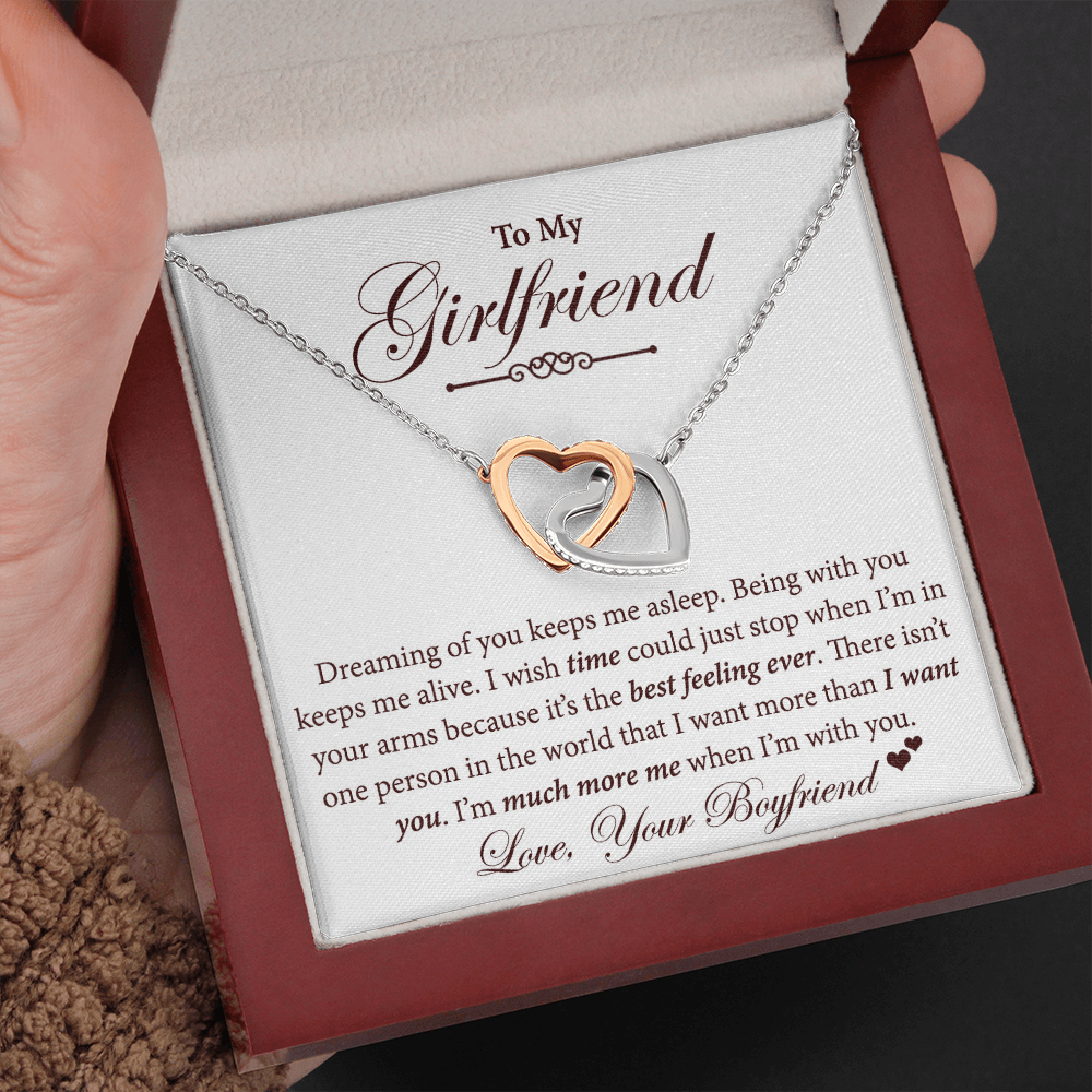To My Girlfriend Necklace - Unique Gift For Woman