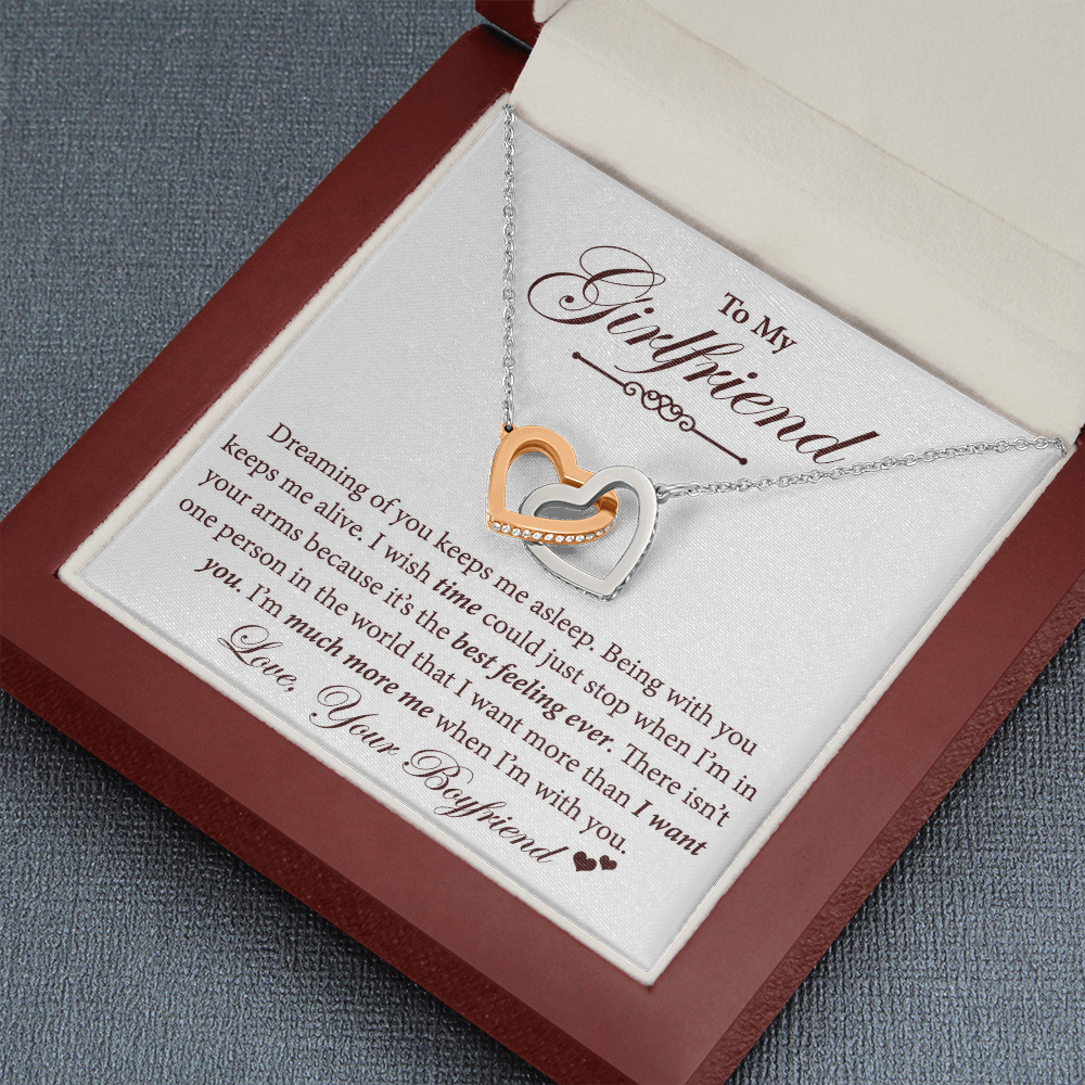 To My Girlfriend Necklace - Unique Gift For Woman