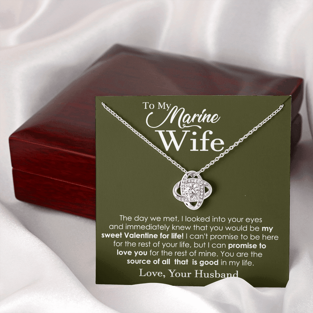 Marine Wife Necklace From Husband