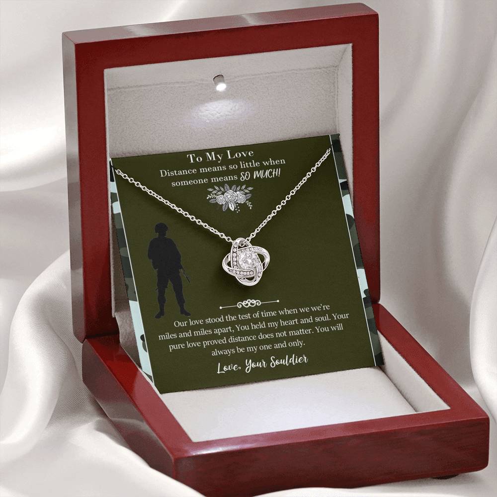 Necklace Gift for Army Wife