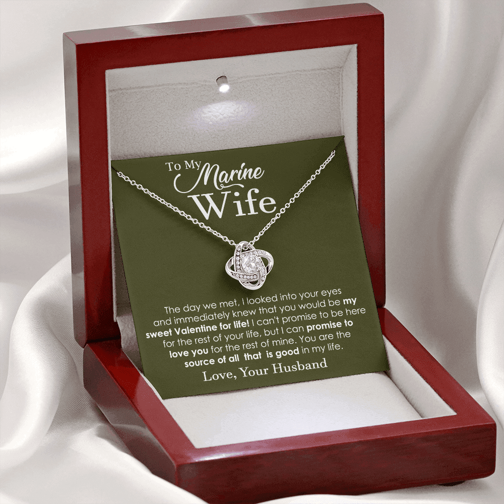 Marine Wife Necklace From Husband