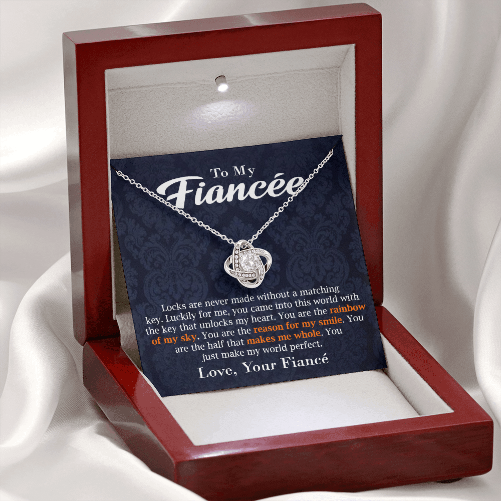 Love Knot Necklace Gift for Fiancée