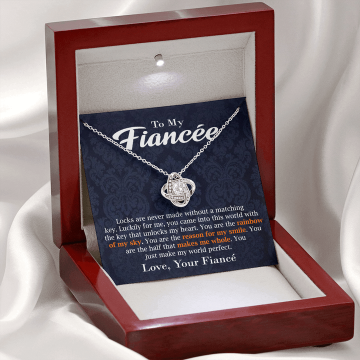 Love Knot Necklace Gift for Fiancée