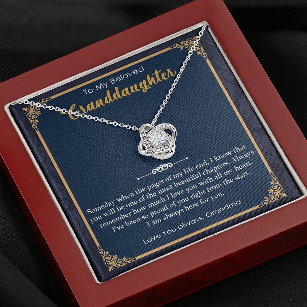 Beloved Granddaughter Necklace - Gift from Nana