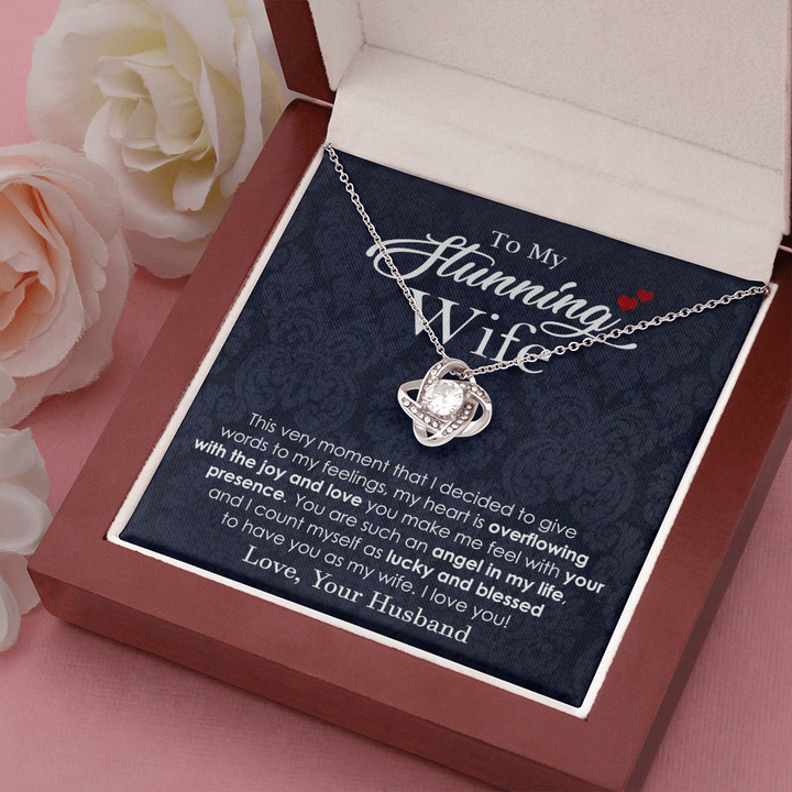 Love Knot Necklace for Stunning Wife