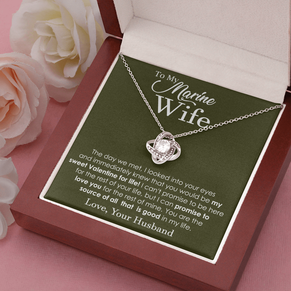 Marine Wife Necklace From Husband