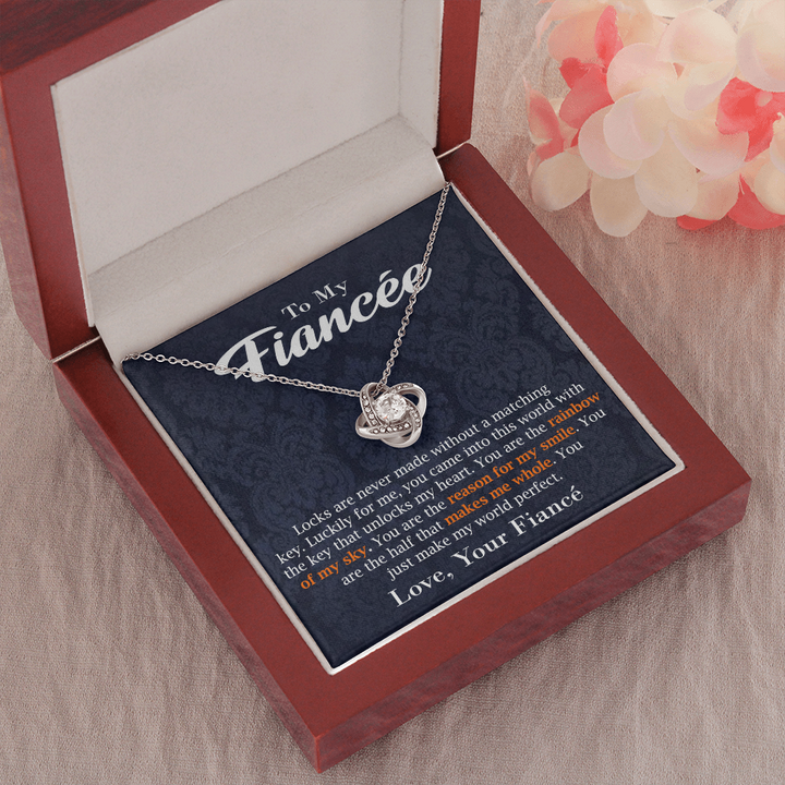 Love Knot Necklace Gift for Fiancée