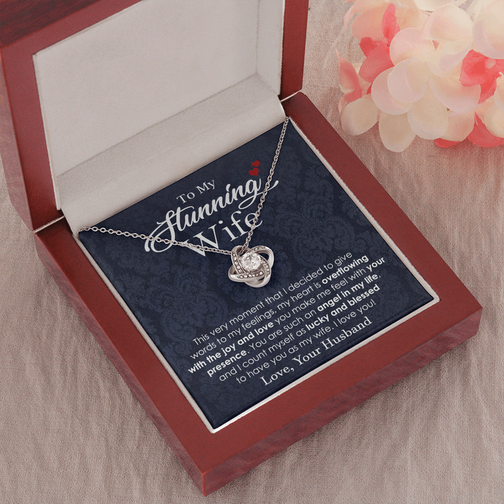 Love Knot Necklace for Stunning Wife