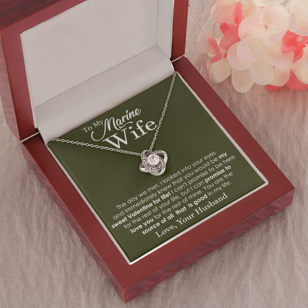 Marine Wife Necklace From Husband