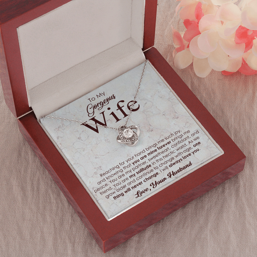Love Knot Necklace for Gorgeous Wife