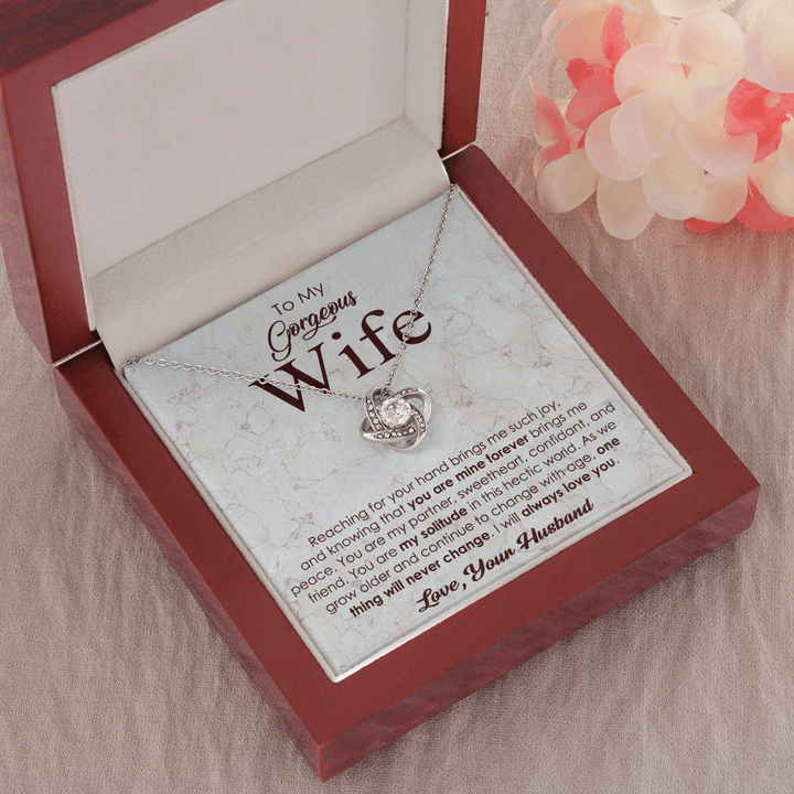 Love Knot Necklace for Gorgeous Wife