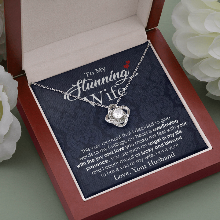 Love Knot Necklace for Stunning Wife