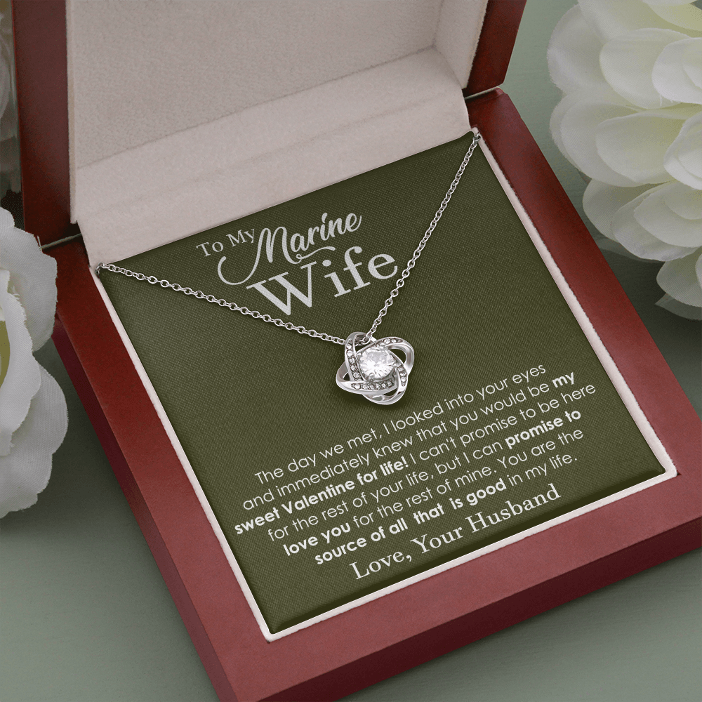 Marine Wife Necklace From Husband