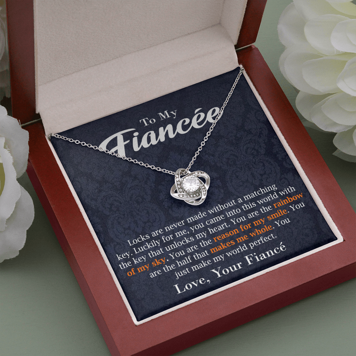 Love Knot Necklace Gift for Fiancée