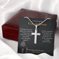 Silver Cross for Grandson - Gift from Grandpa