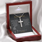 Silver Cross for Grandson - Gift from Grandpa