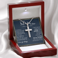 Personalized Cross Necklace Gift For Him