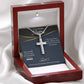 Silver Cross Necklace Gift For Nurse- Nurse Appreciation Gift, Nurse Necklace