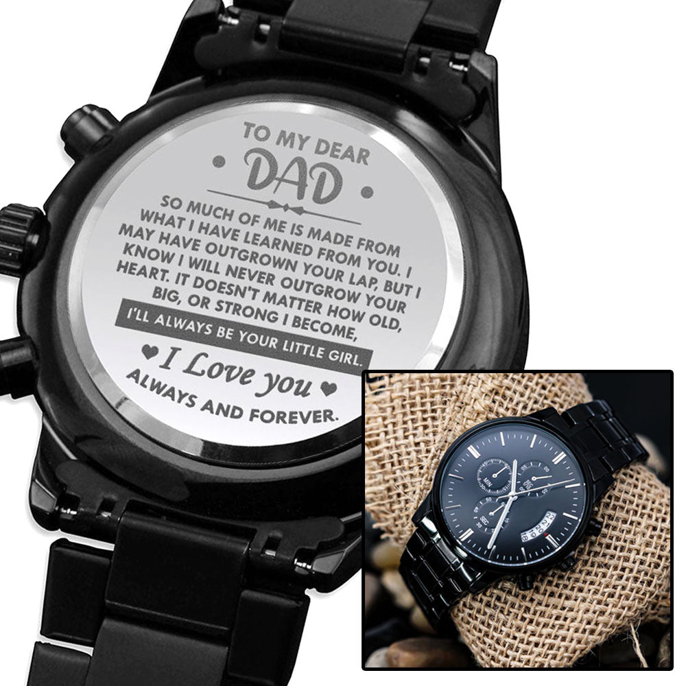 To My Dad Engraved Watch