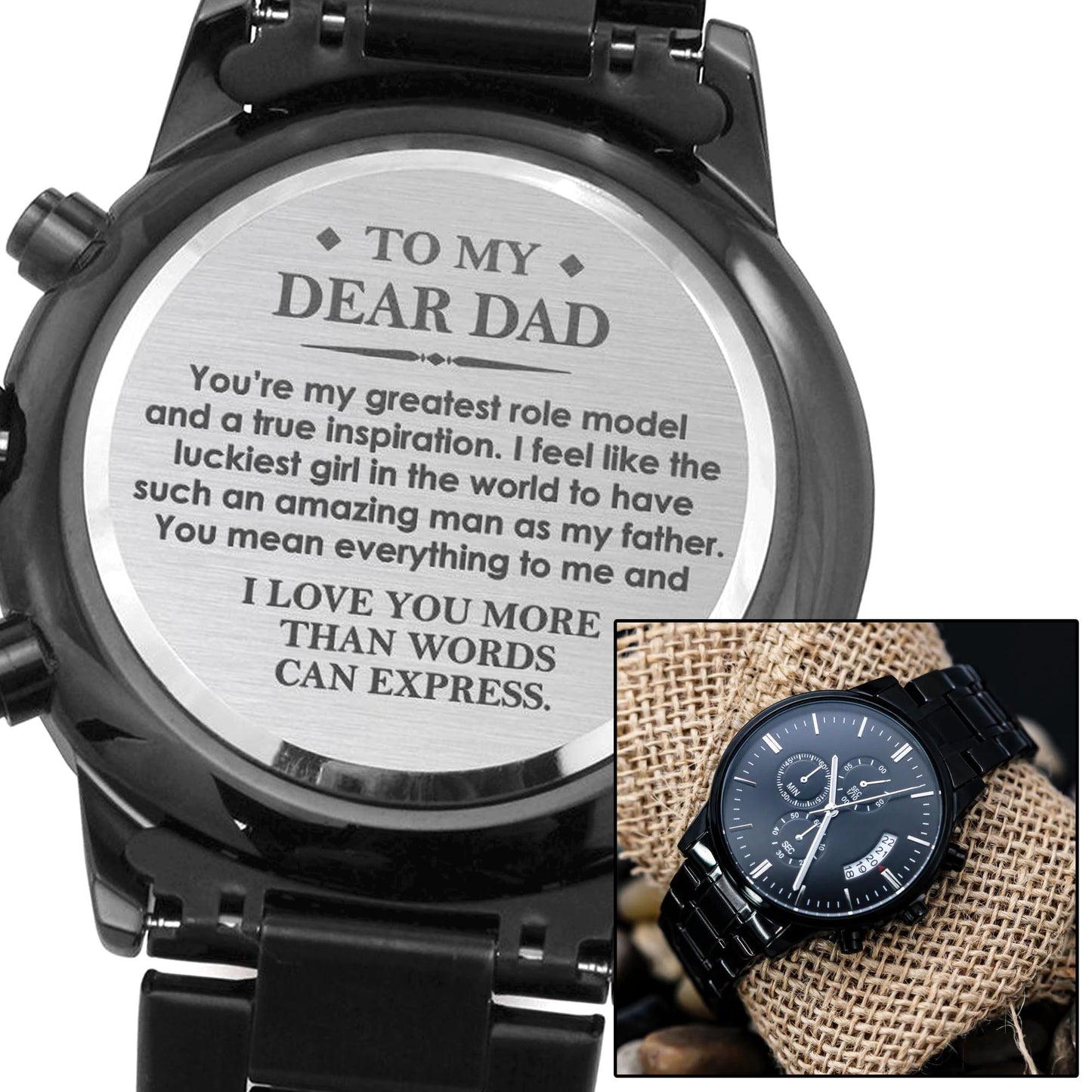 Dear Dad - I Love You More Than Words Can Express